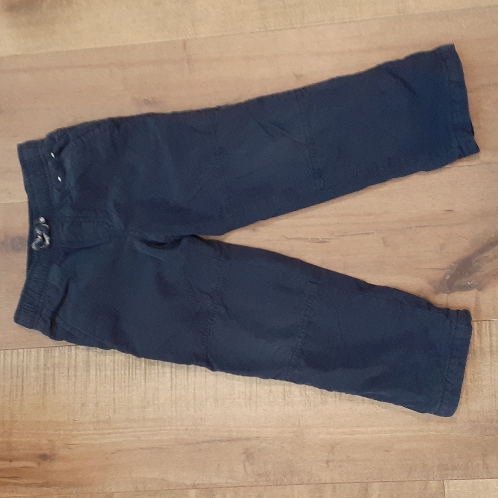 Gymboree Boys 4T Navy Lined Sweatpants